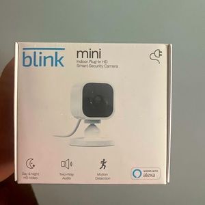 Blink mini indoor smart camera. New and sealed in box